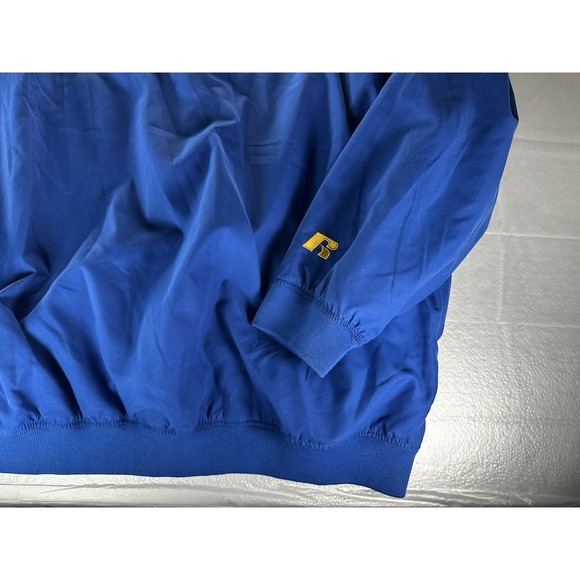 Russell Athletic UCLA Pullover Windbreaker Jacket Mens 5XL Blue Yellow Pullover - Picture 8 of 10